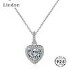 Lindon Women Silvering Ing Heart Shaped Pendant Necklace