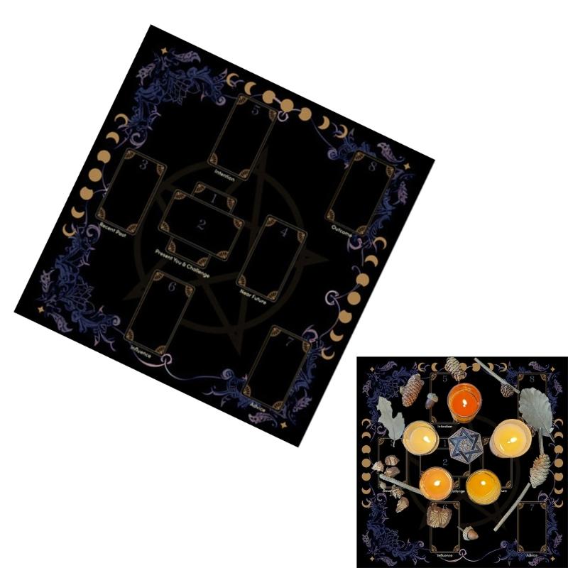 Reading Card Astrologys Tablecloth Tarots Divinations Tablecloth Altars Cloth Divinations Board Game Accessories