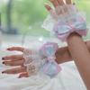 Sweet Cute Wrist Cover Hand Sleeves Detachable Fake Flared Cuff Elastic Sweater Blouse Decorative Sleeves Cosplay Accessory