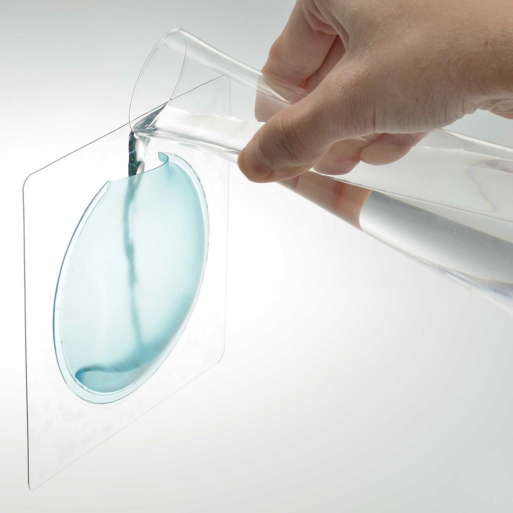 +d Flower Vase Kaki Blue DA-1050-BL [Floating Single Flower Vase]