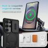 Armor Shockproof Magnetic Case For Samsung Galaxy S25 S24 Ultra Plus FE A56 A36 A26 A17 A16 Lens protect stand For Magsafe Cover