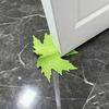Yousheng Green Maple Leaf Door Stopper Wedge 3D Printed Simulation Leaf Model Windproof Anti-collision Carpet Tile Concrete Wooden Floor Decorative