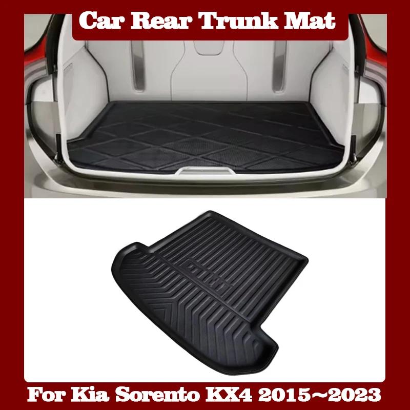 For Kia Sorento KX4 KX-4 UM 2015~2023 2022 Car Rear Trunk Mat Luggage Liner Tray Waterproof Anti-scratch Floor Pad Accessories