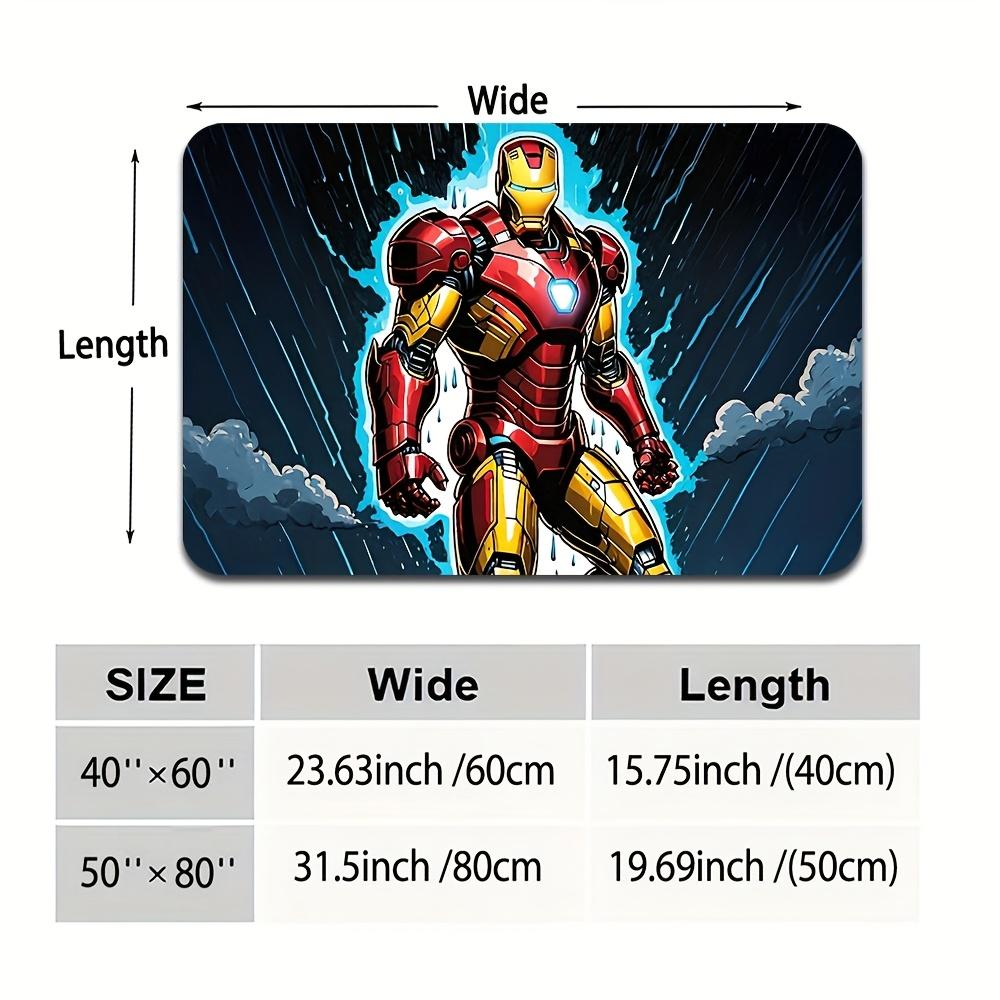 1pc, Floor Mat, Superhero & Classic Hero Themed Design, Multiple Sizes, Suitable for Living Room, Bathroom, Kitchen, Hotel, A