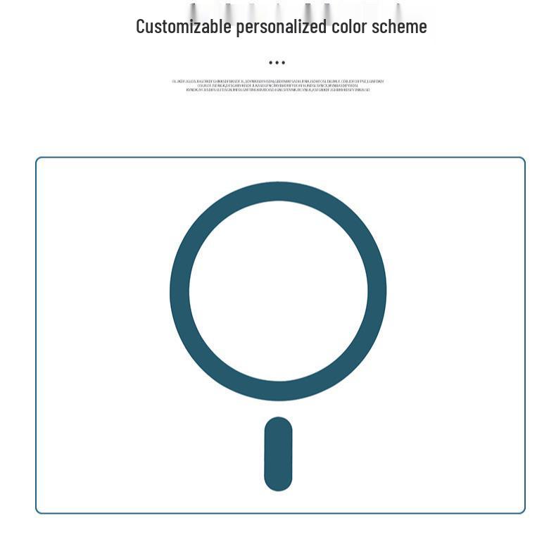 Ультратонкая беспроводная зарядка MagSafe с магнитным кольцом и точками позиционирования