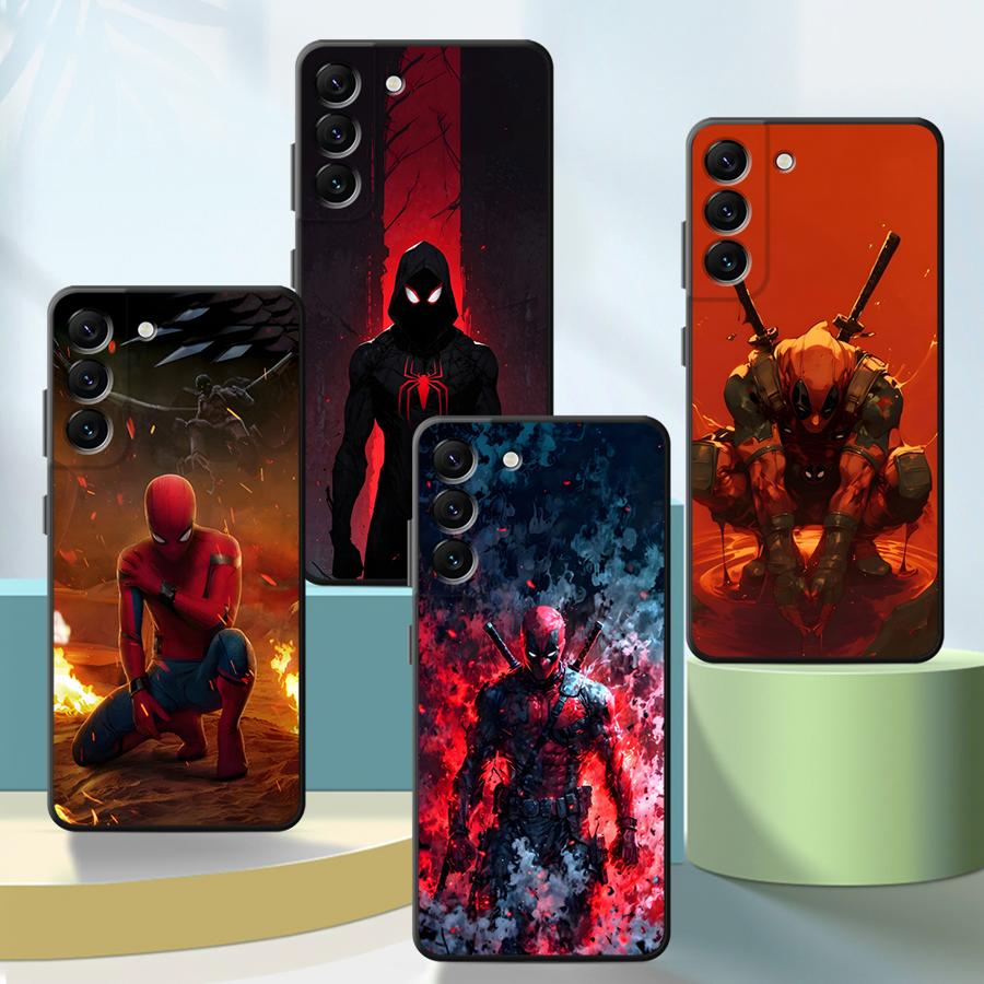 Чехол для Samsung Galaxy A57 A52 A36 A32 A24 A55 A23 A73 A51 A53 A35 A25 A37 A22 A26 Чехол для телефона A72 A71 Marvel Человек-паук