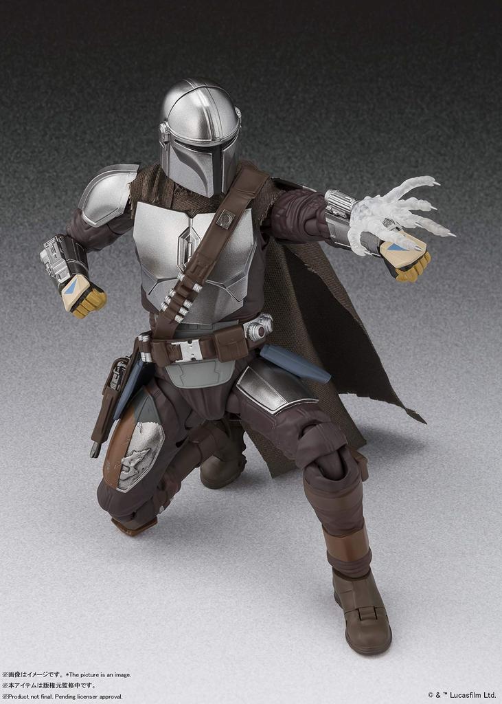 TAMASHII NATIONS Star Wars The Mandalorian The 150mm Painted Movable Figure S.H.Figuarts (Beskar Armor) (STAR WARS Mandalorian) Approx. ABS&PVC&Cloth