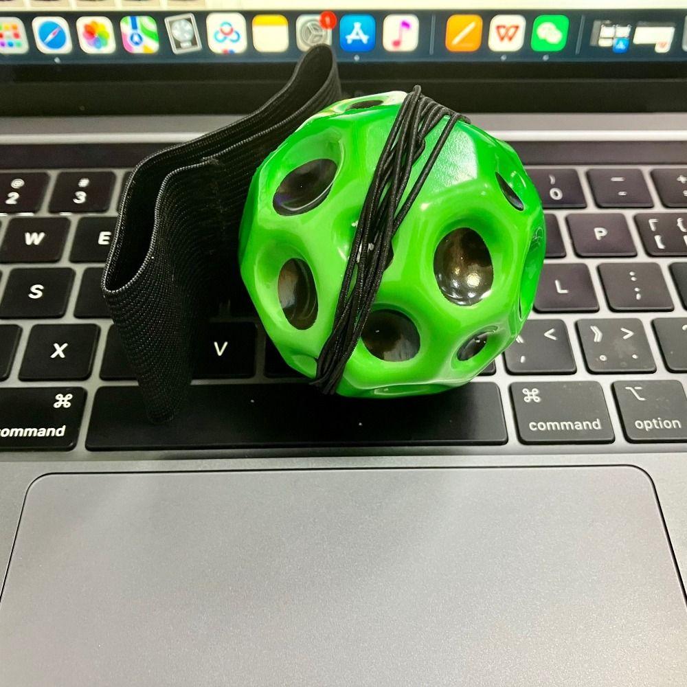 Hand Ball Game Wrist Return Rubber Ball Exercise Wrist Elastic Ball High Bouncing Ball  Kids Toy