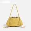 Fashionable Hand-woven Bag, Hand-held Vegetable Basket, Shoulder Bag, Unique and Trendy Small Square Bag