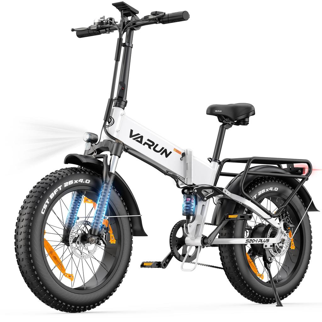 VARUN S20-2 Складной Электровелосипед с Полной Подвеской 20 Дюймов с Аккумулятором 48В 13Ач