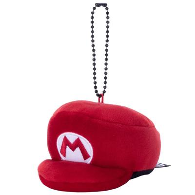 Супер Марио Цепочка с брелоком Марио Шляпа Марио Длина около 10 см Mocchi-Mocchi-GameStyle