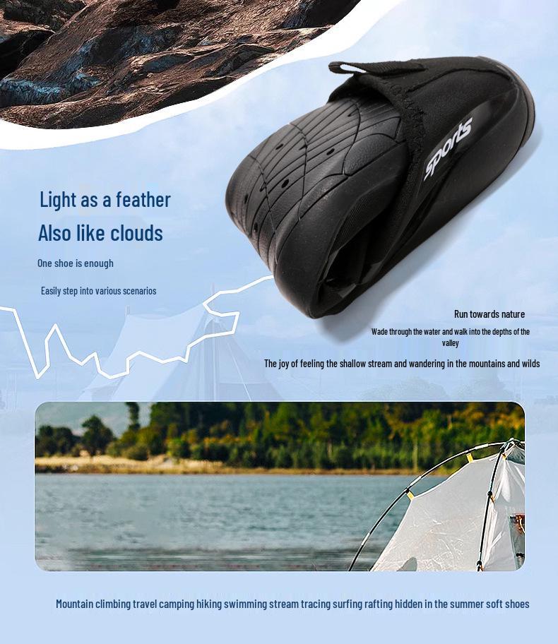 2025 Summer Beach Shoes - Quick-Drying Unisex Wading Shoes for Swimming, Outdoor Activities, and Fitness
