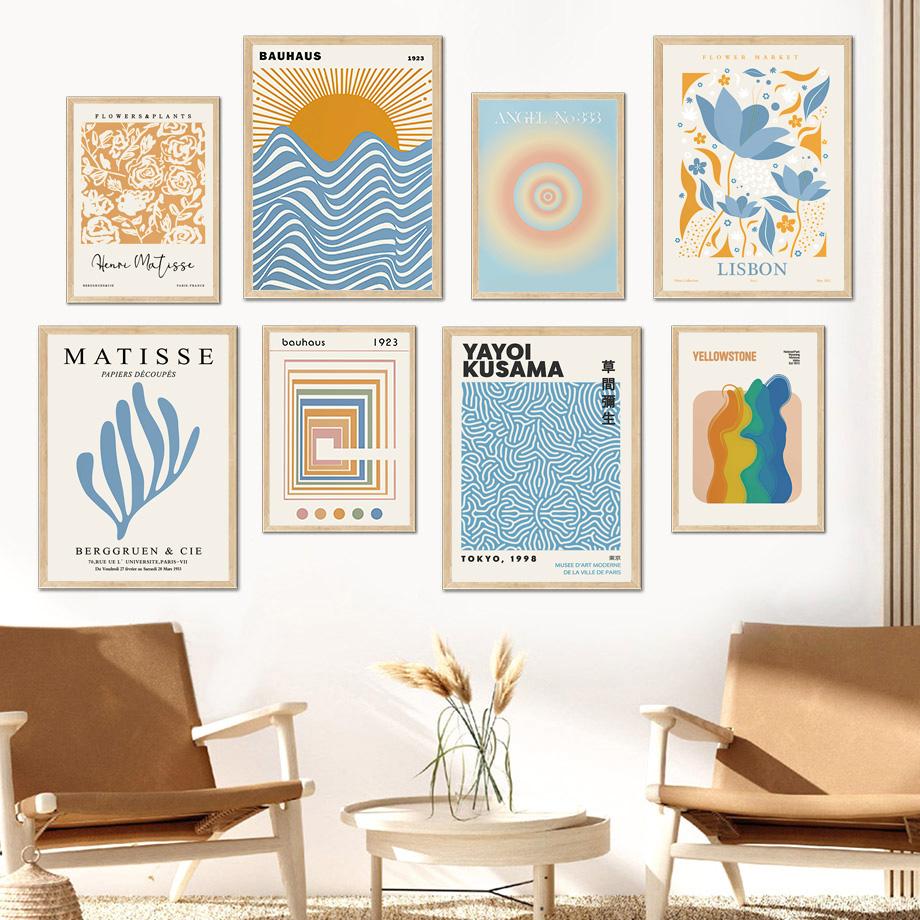 Синий цветочный рынок, Анри Матисс, постеры, принты, абстрактная настенная художественная галерея, холст, картина, скандинавская картина для декора гостиной