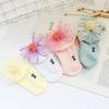 Cute Pompom Lace Bow Baby Girls Socks Summer Mesh Newborn Socks Soft Infant Toddler Kids Floor Socks