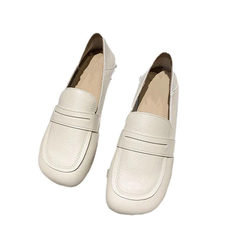 Flat Low-Cut Women's Work Soft Sole Shoes Soft New All-Matching Slip-on Lofter Pumps