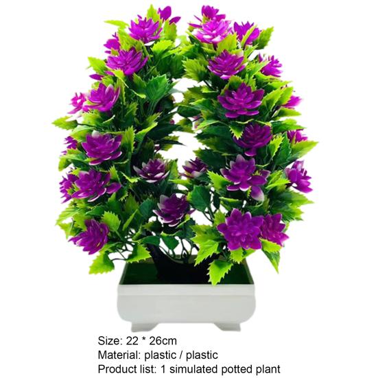 Красивый искусственный бонсай, яркий, 5 цветов, устойчивый к ультрафиолетовому излучению