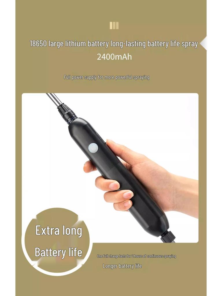 Electric 4-Nozzle Pesticide & Disinfectant Sprayer for Household and Agricultural Use