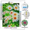 5D Diy Diamond Painting  Sunshine Daisy Cross Stitch Set Full Diamond Embroidery Mosaic Art Picture of Rhinestones Decor Gift