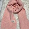 Korean Style Fashionable Knitted Wool Blended Wool Scarf for Women Autumn and Winter Fashion Retro Student Warm Scarf for Men and Couples