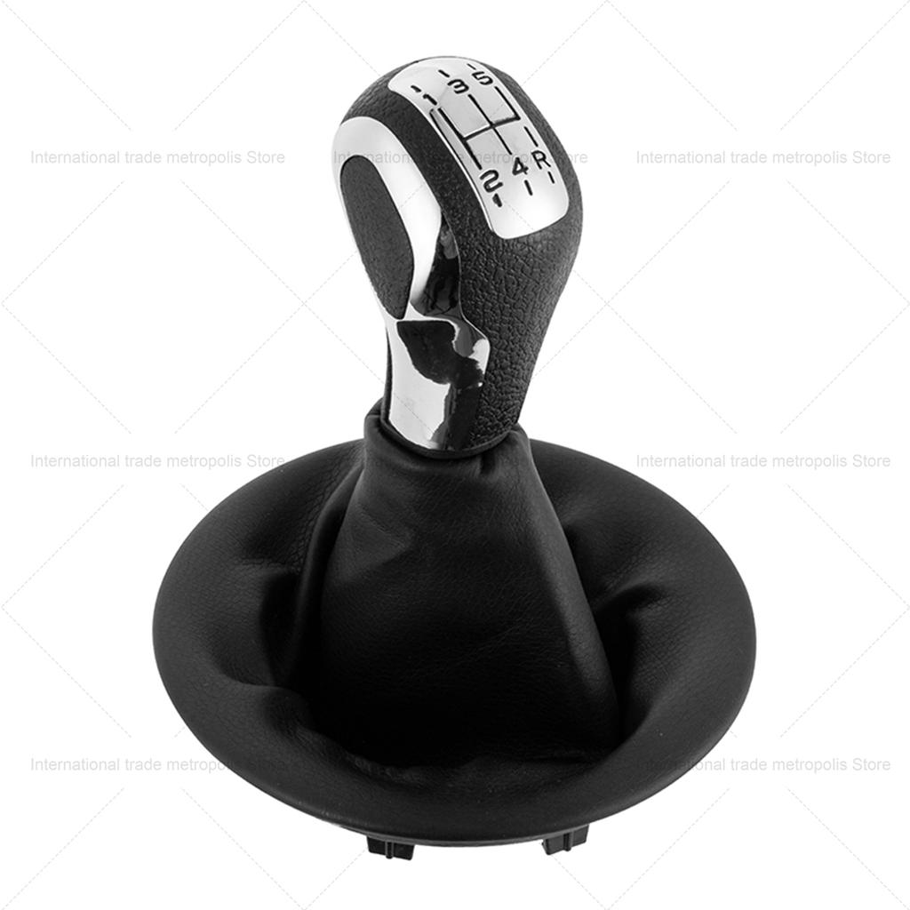 For Peugeot Partner 2008-on Car Gear Shift Knob Lever Shifter Stick Gaiter Boot Cover PU Leather For Citroen Berlingo III MK3