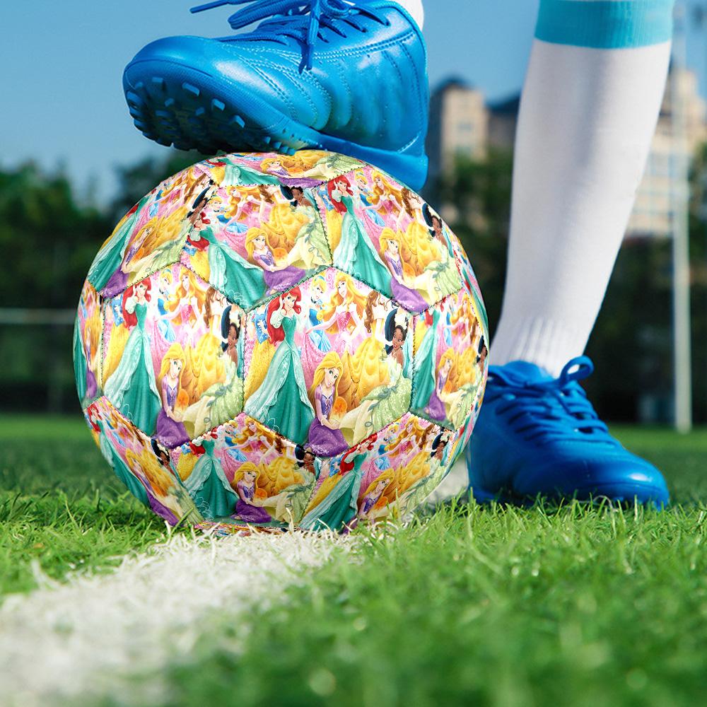 1PC Cartoon Princesse Size 5 Soccer Balls, High-Quality, Anti-Slip, Protective Football, a Unique Gift Suitable for Birthdays, Christmas