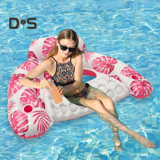 Плавающий бассейн с навесом, надувной шезлонг для взрослых, плавательный бассейн, водное кресло, шезлонг для летних пляжных вечеринок, водных развлечений