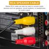 Uxcell AV Аудио Видео Разветвитель 3 RCA гнезда на 6 RCA 5 Композитных Видео Разветвитель Адаптер Выходной Кабель 2 шт. Кабель, Гнездо, Ножки,