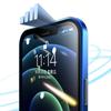 IPhone 15 14 13 12 11 Pro max X XR Xs max 7 8 plus mini uchun shaffof shisha metall magnit g'ilof