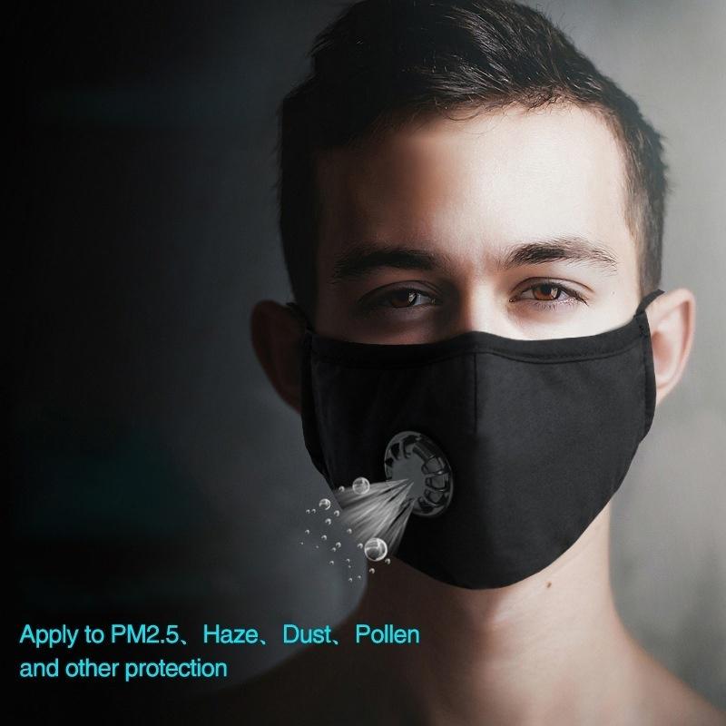 PM2.5 Маска против дымки Дыхание Хлопковые маски Антипылевая маска для рта Зимняя теплая маска