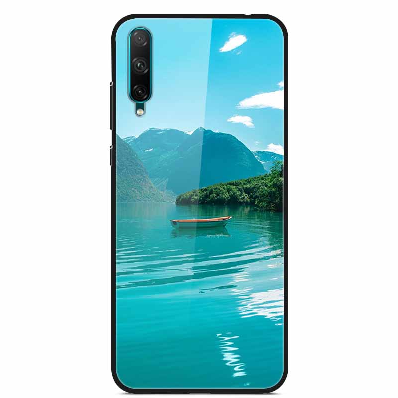 Чехол из закаленного стекла For Honor 30i для Huawei Honor 30 i Мягкий бампер Жесткий Funda Для Honor 30i LRA-LX1 Чехол для телефона Обложка Honor30i