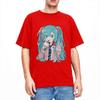 Футболка Boba Tea Miku унисекс для женщин, новинка, хлопковые футболки с круглым вырезом и коротким рукавом, новое поступление, одежда унисекс