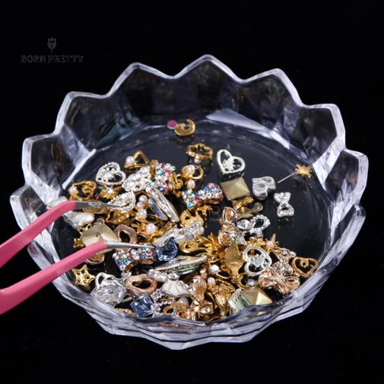 Multifunction Nail Art Nails Ornaments Storage Plate Pen Rhinestone Manicure Jewelry Holder Case