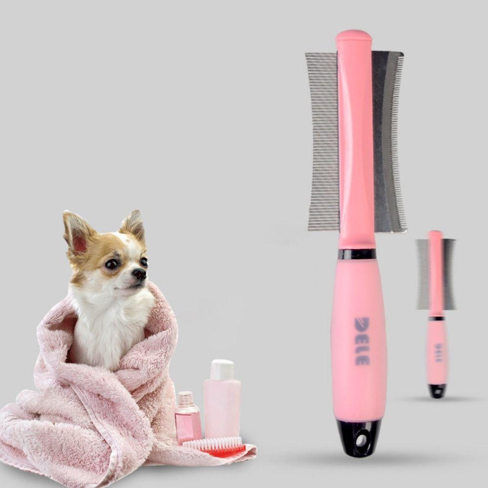 Silicone Double-Sided Cat Grooming Tool Double-Sided Cat Deshedding Brush Grooming