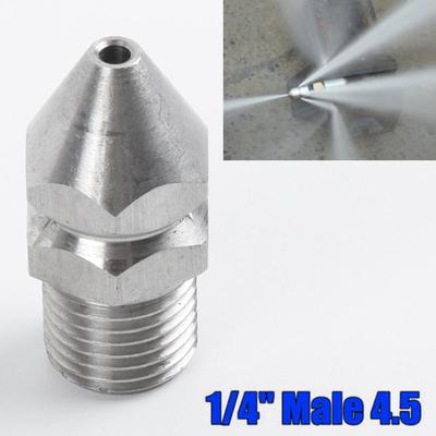 Чистящая насадка 1/4'' для мойки высокого давления, для очистки канализационных труб, распылительная насадка 4 струи для сада