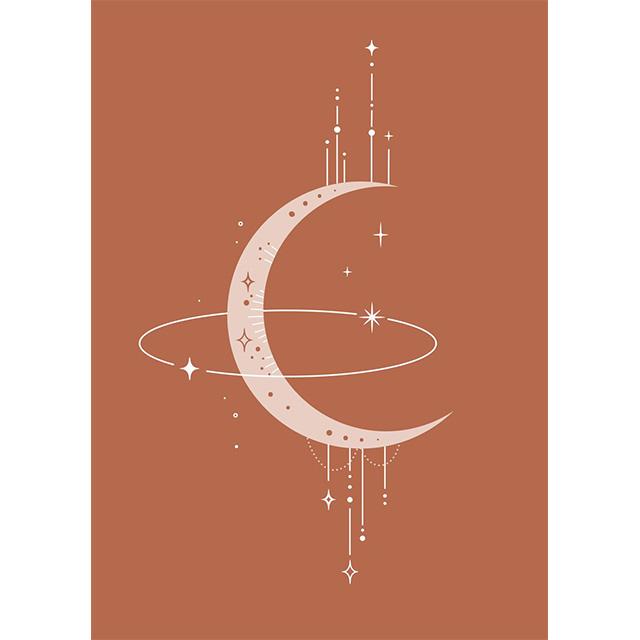 Абстрактная Бохо Небесная Коллекция Принты Постер Холст Картина Современное Настенное Искусство Картина Для Гостиной Спальни Домашнее Украшение