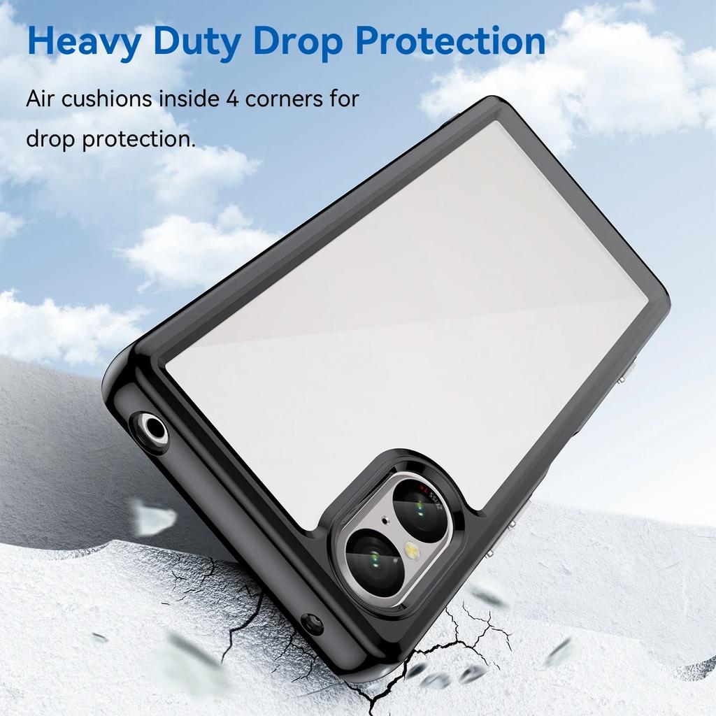 Цветной прозрачный ТПУ чехол для Sony Xperia 10 1 VI 5 V Защитная крышка Противоударный прозрачный бампер Fundas Coque Capa Shell