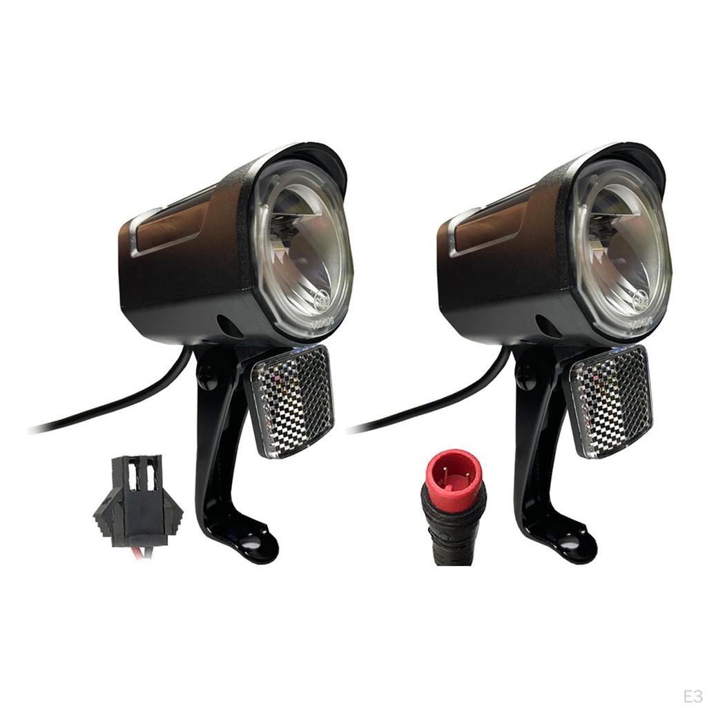 Bicycle Headlight 12V 36V 48V Universal Voltage DIY Mountain Front Light for Cycling Night