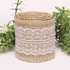 Natural Burlap Fabric Jute Rustic Wedding Vintage Roll