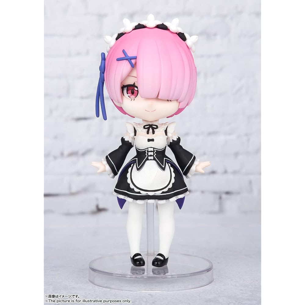 TAMASHII NATIONS Figuarts mini Re:Жизнь с нуля в другом мире Рам 90 мм ПВХ АБС Окрашенная Фигурка