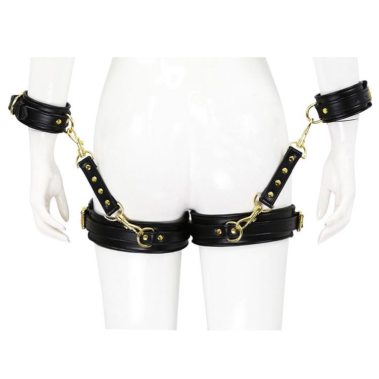 Thigh Ring Restraints: Handcuffs & Belt for Hands & Feet - Bondage Accessories for Pet Owners & BDSM Enthusiasts