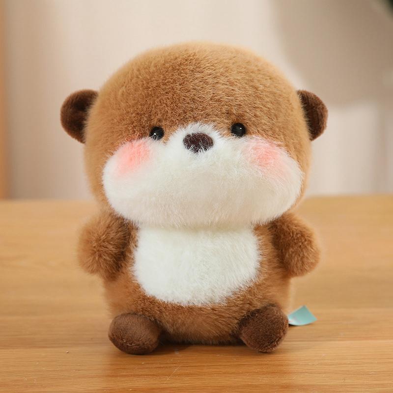 Cute Sitting Animals Red Panda Fox Sloth Cat Soft Plush Dolls Stuffed Capybara Pig Plushie Baby Toys Gifts For Children