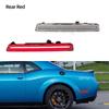 For Dodge Challenger 2015 2016 2017 2018    Front Amber Rear Red LED Side Marker Light Side Marker Lamp