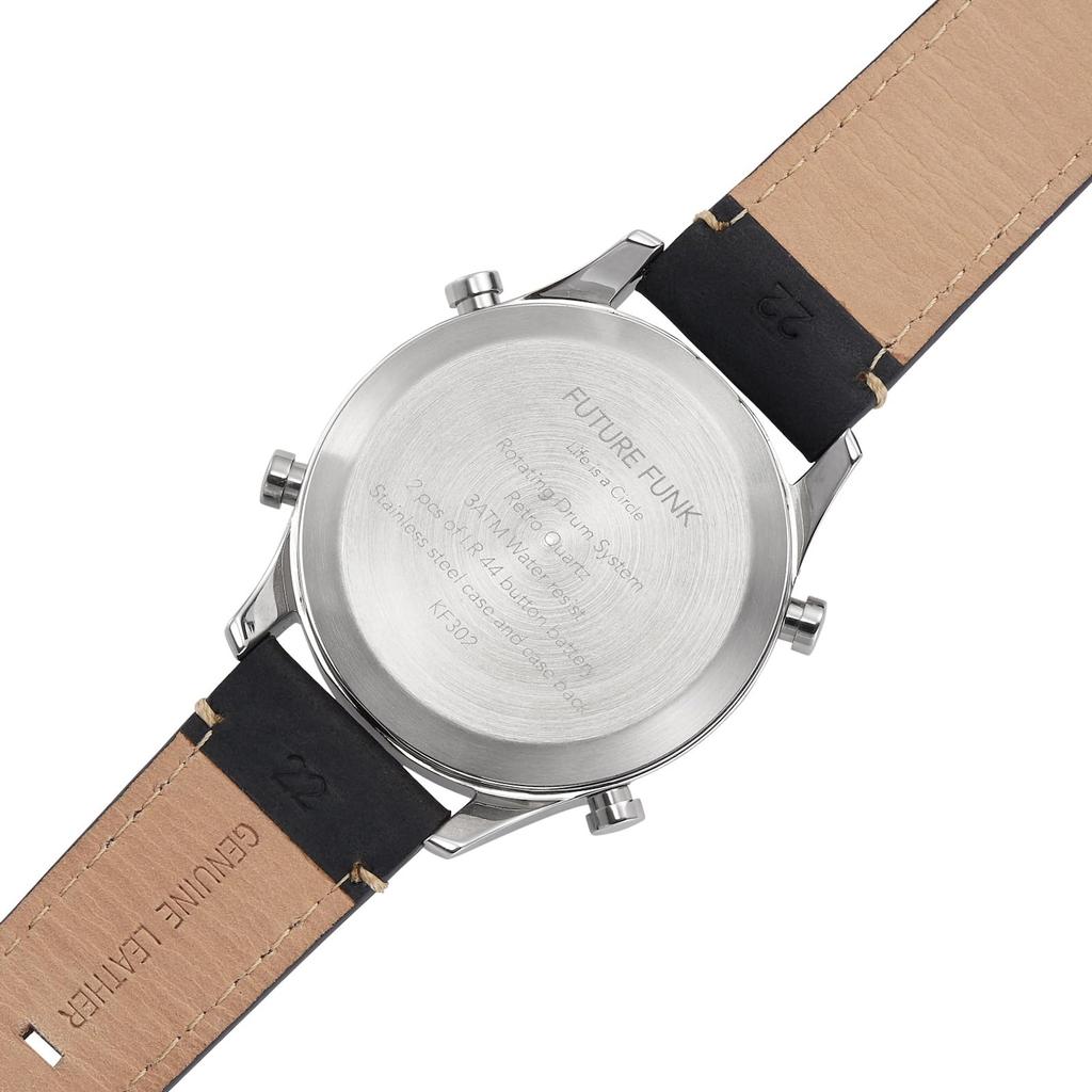 Наручные часы FUTURE FUNK KF302-SV-BK Серебристый Черный