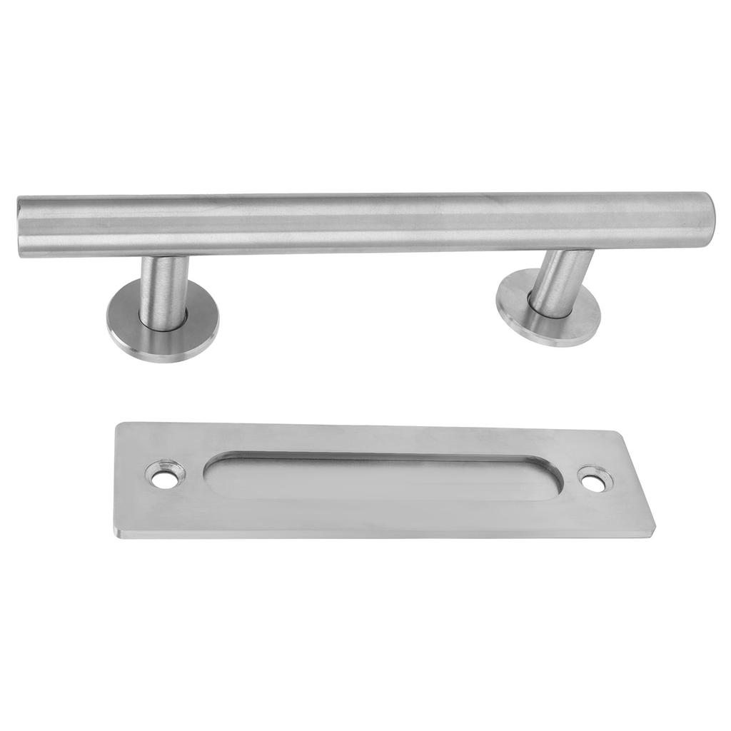 Barn Door Handle Stainless Steel DoubleSide Pull Handle for Door Garage Barn Shed Closet