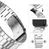 Ремешок из нержавеющей стали для Samsung Galaxy Fit 3, металлический браслет, роскошный деловой ремешок для Samsung Galaxy Fit3 SM-R390, аксессуары