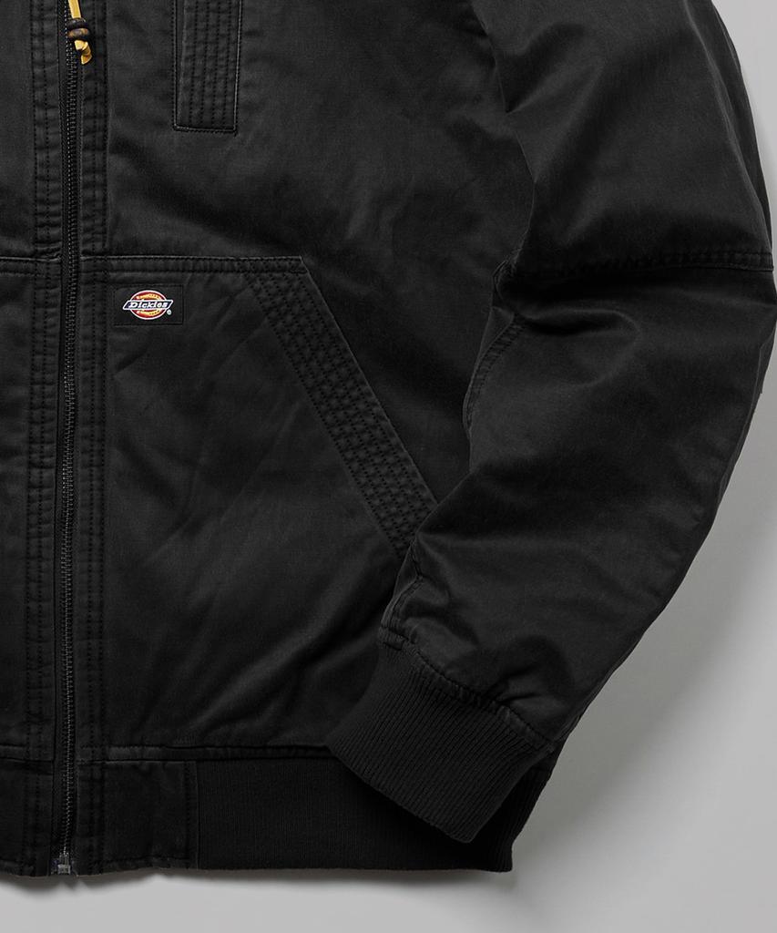 Dickies Худи на молнии с подкладкой из холста Черный