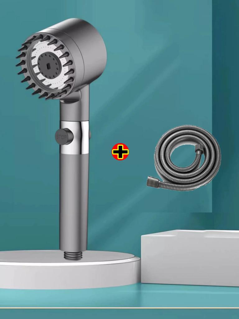 Сильная струя душевая лейка мощная душевая лейка высокого давления регулируемый распылитель массаж дождевой кран душевой набор ванная комната