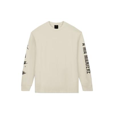 Мужская футболка Air 3 XA Ma Maniere с логотипом и длинным рукавом с круглым вырезом, кремовые CV3449-292