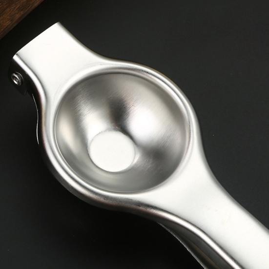 Пресс для лимона из нержавеющей стали Сверхпрочный ручной пресс для цитрусовых для лайма, апельсина, коктейлей с текилой, соковыжималка-процессор для лимона и лайма с эргономичной ручкой