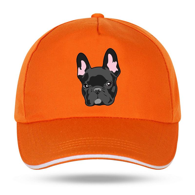 Women Unisex Hat Curved Sun Visor Hat Cotton French Bulldog Dog Funny Baseball Cap Outdoor Sun Hat Adjustable Sports caps